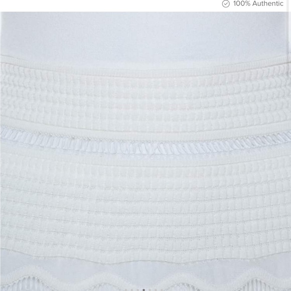 M Missoni White Jersey A Line Dress - Picture 8 of 9